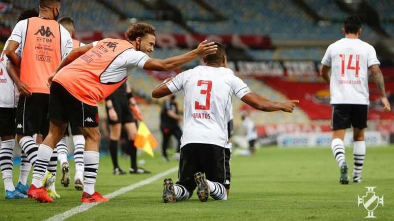 Léo Matos marcou o primeiro gol do Vasco na vitória sobre o Flamengo (Foto: Rafael Ribeiro/Vasco da Gama)