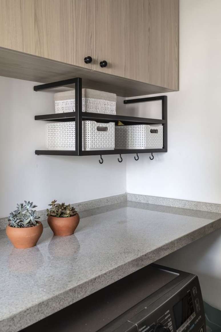 15. Bancada de granito branco &ndash; Foto Casa de Valentina