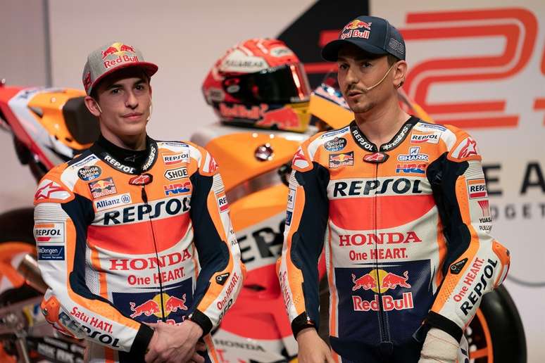 Jorge Lorenzo e Marc Márquez já foram companheiros na Honda 