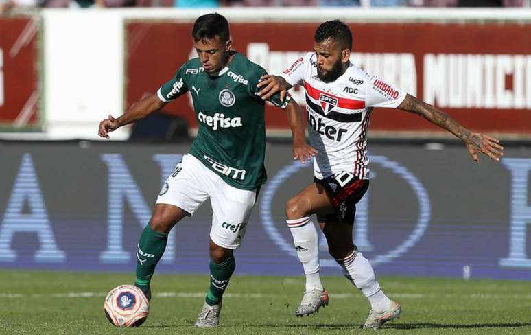 Gabriel Menino será ausência do Verdão no Choque-Rei do primeiro turno deste Brasileirão (Foto: Cesar Greco/Palmeiras)