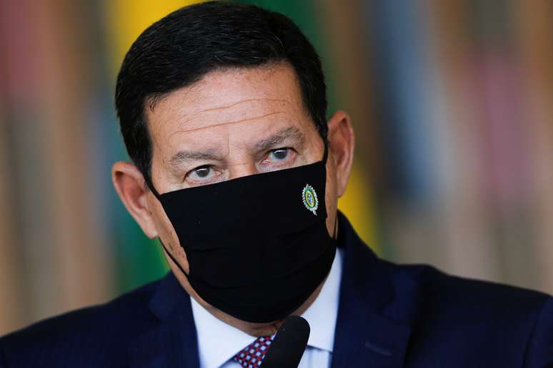 Vice-presidente Hamilton Mourão em Brasília
15/07/2020 REUTERS/Adriano Machado