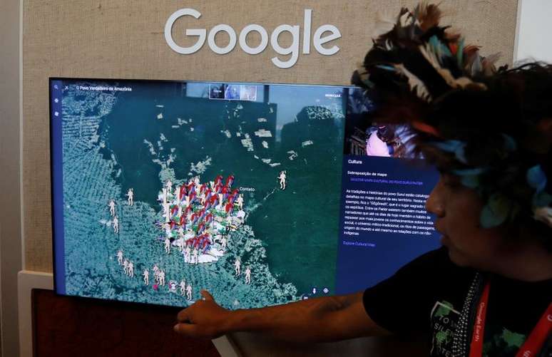 Imagens do Google Earth em apresenta&ccedil;&atilde;o de projeto da empresa em S&atilde;o Paulo (SP) 
11/07/2017
REUTERS/Leonardo Benassatto