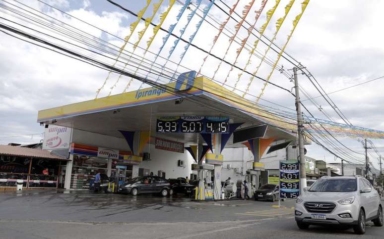 Posto de combustíveis no Rio de Janeiro (RJ) 
05/03/2021
REUTERS/Ricardo Moraes