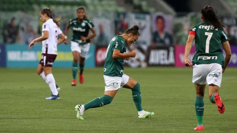 Camilinha em partida do Palmeiras no Allianz Parque (Foto: Fabio Menotti/Palmeiras)