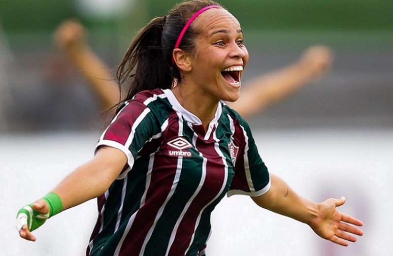 Letícia Ferreira é jogadora do time principal feminino do Fluminense (Foto: Mailson Santana / Fluminense FC)