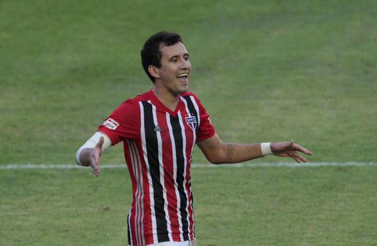 Pablo fez o gol do São Paulo no Choque-Rei (Foto: Rubens Chiri/saopaulofc.net)
