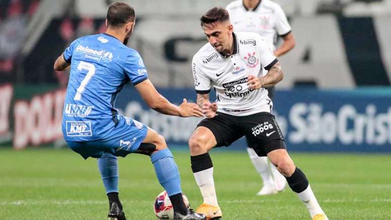 São Bento esteve na frente do placar até sofrer um gol de pênalti (Foto: Rodrigo Coca/Agência Corinthians)