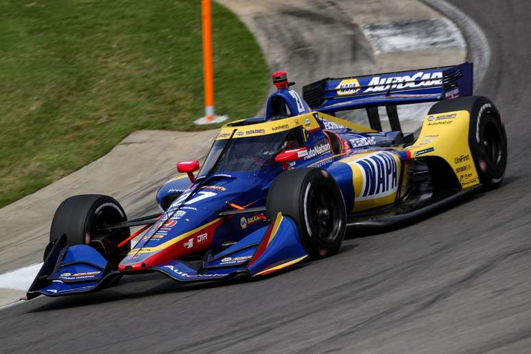 Alexander Rossi puxou a fila no TL2 em Barber 