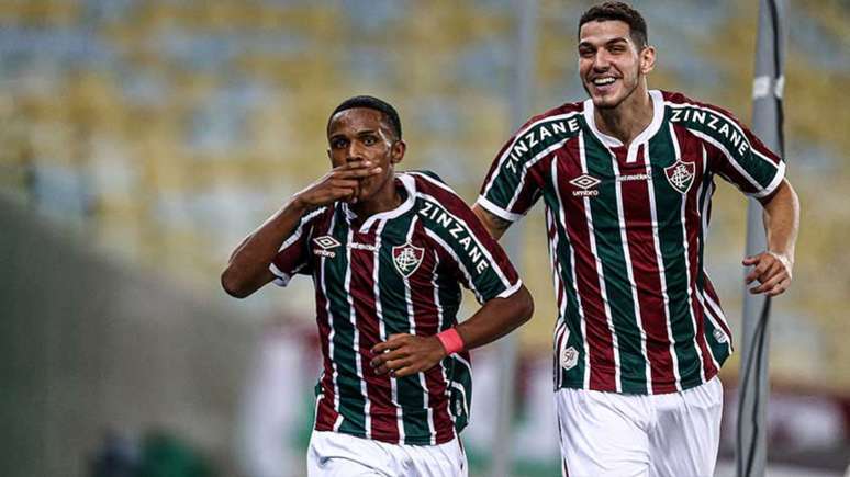 Kayky e Nino vão ser titulares novamente no Fluminense (Foto: Lucas Merçon/Fluminense FC)