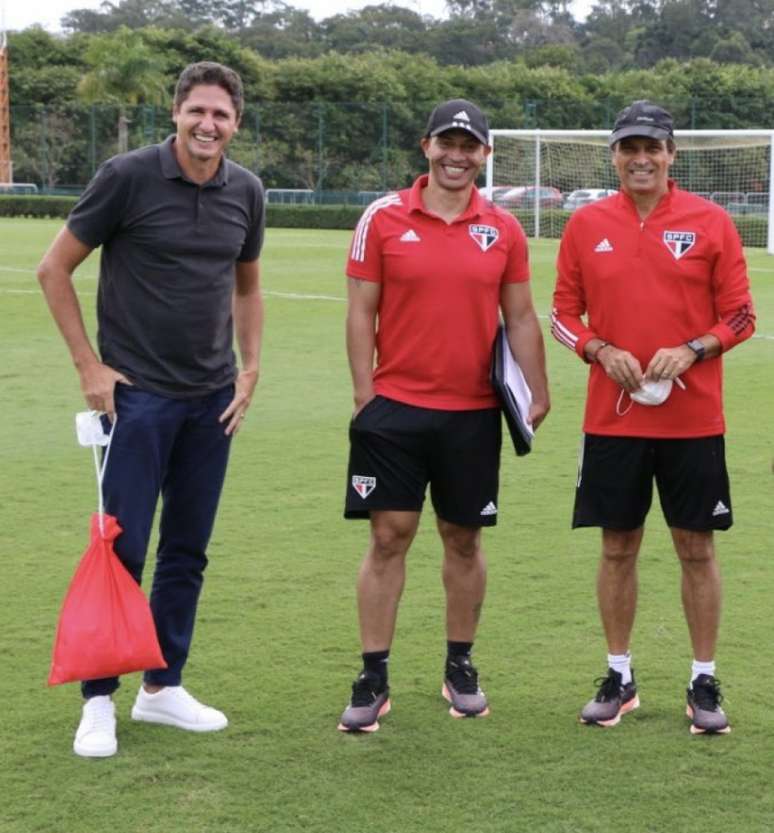 Alex teve primeiro desafio como técnico do sub-20 do São Paulo (Foto: Reprodução/Instagram)