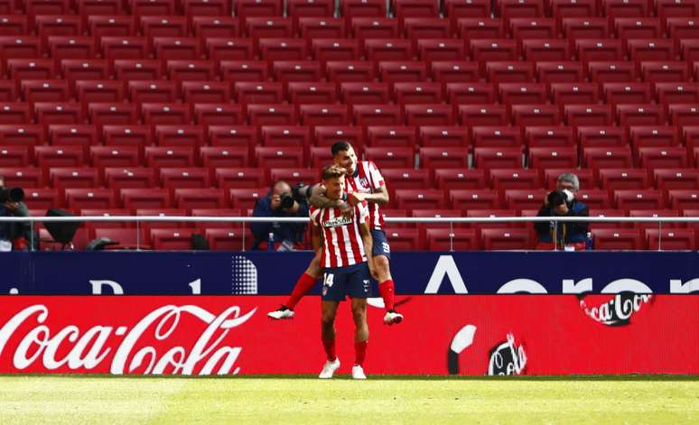 Llorente marcou um dos gols do Atlético de Madrid