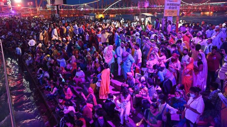 Milhões se reuniram no festival apesar do aumento de casos de covid
