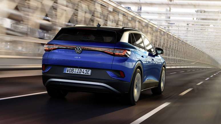 Volkswagen ID.4 será o primeiro modelo elétrico da marca a chegar ao Brasil. 
