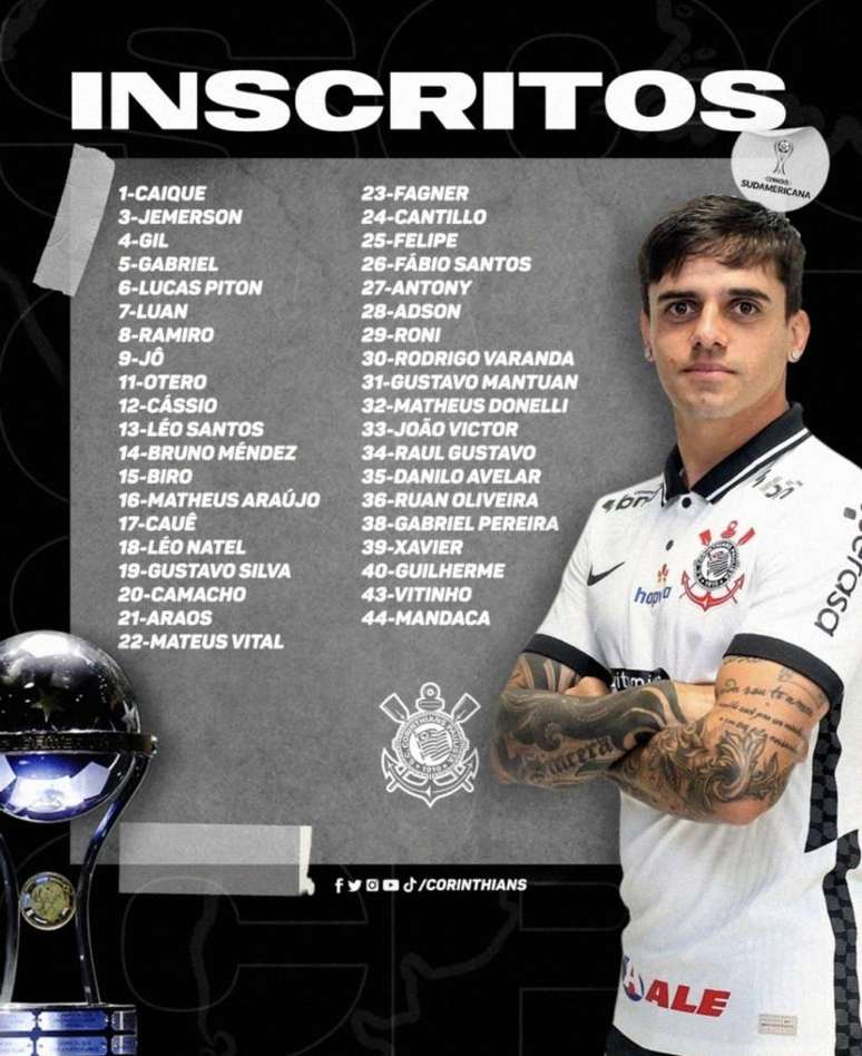 O Corinthians vai estrear na quinta-feira, no Paraguai (Foto: Reprodução)