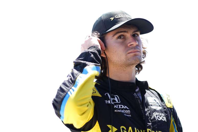 Colton Herta foi coletado no &lsquo;big-one&rsquo; da largada 