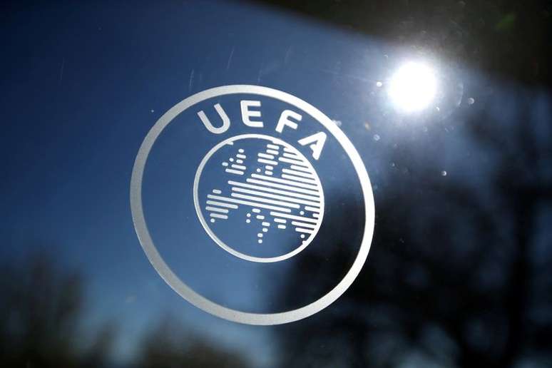 Logo da Uefa em Nyon, na Su&iacute;&ccedil;a
28/02/2020 REUTERS/Denis Balibouse