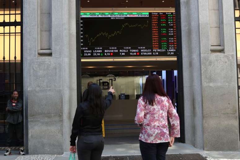 Bolsa de valores de São Paulo 
09/03/2021
REUTERS/Amanda Perobelli