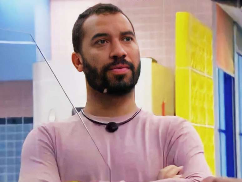 Participante do 'Big Brother Brasil', Gilberto está entre os dez últimos confinados (Reprodução/Globo)