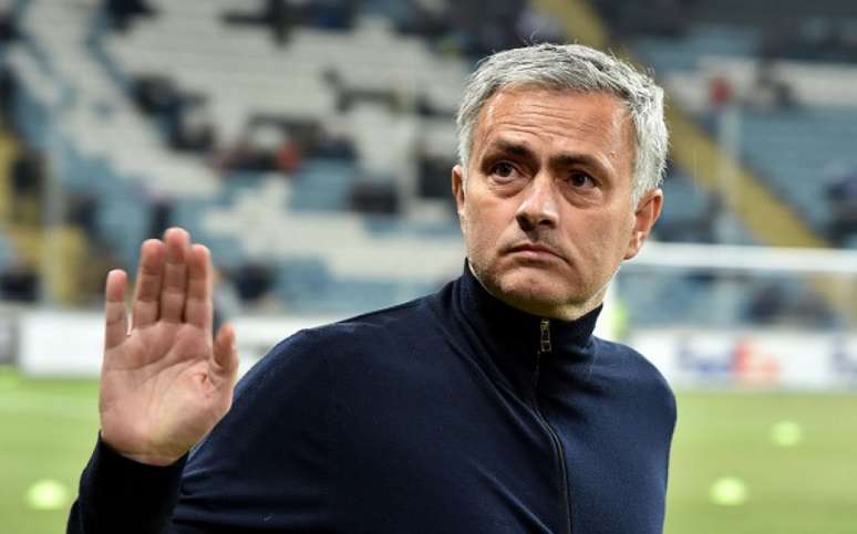Mourinho se despediu do Tottenham nesta segunda-feira (Foto: AFP)