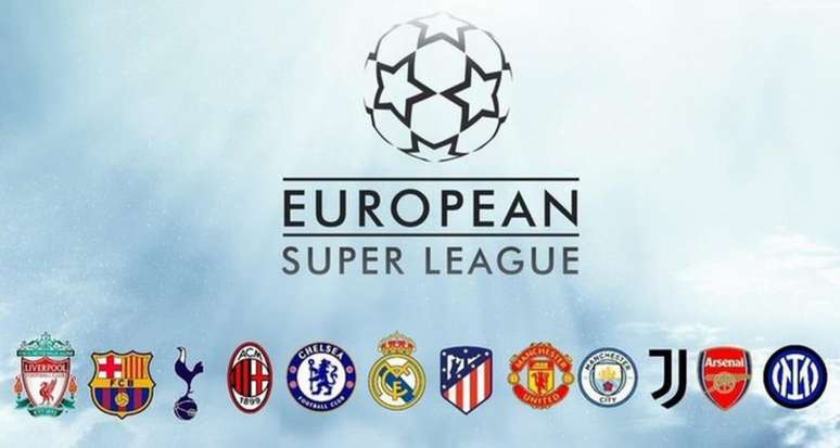 Superliga Europeia foi criada por 12 grandes clubes europeus (Imagem: Divulgação)
