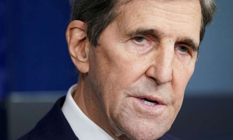John Kerry em Washington
 27/1/2021   REUTERS/Kevin Lamarque