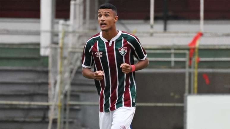 Jefté, durante partida na base do Fluminense (Foto: Mailson Santana/FFC)