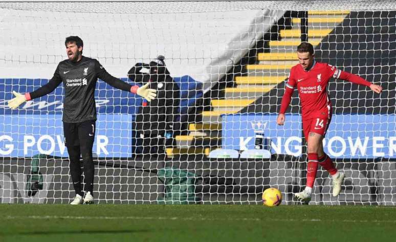 Alisson e Henderson se posicionaram contra a Superliga (Foto: MICHAEL REGAN / POOL / AFP)