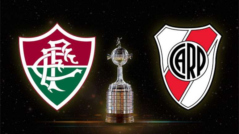 Fluminense e River Plate se enfrentam nesta quinta, pela primeira rodada da Libertadores (Arte LANCE!)