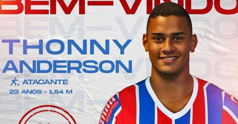 Thonny Anderson é um dos reforços do Bahia para a temporada 2021 (Foto: Divulgação)