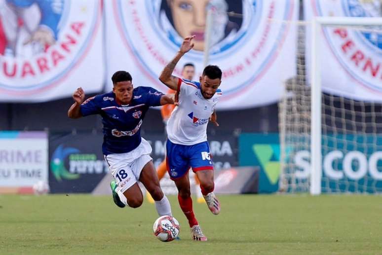 Renan Guedes tem se destacado no time sub-23 e foi inscrito na Sul-Americana (Foto: Felipe Oliveira/Bahia)