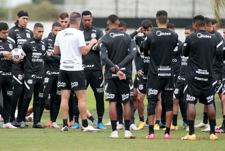 Corinthians fechou a preparação para pegar o River Plate-PAR (Foto: Rodrigo Coca/Ag. Corinthians)