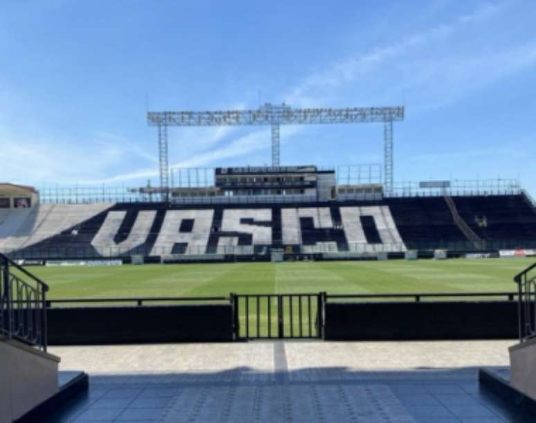 arquibancada de São Januário. (Foto: Divulgação/ Vasco Twitter)