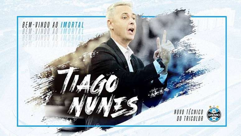 Tiago Nunes é o novo treinador do Grêmio