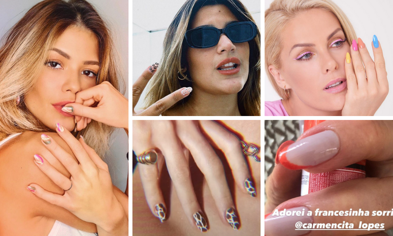 Nail art das famosas (Fotos: Instagram/Reprodu&ccedil;&atilde;o)