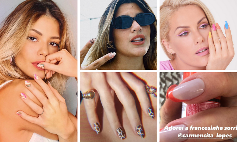 Nail art das famosas (Fotos: Instagram/Reprodução)