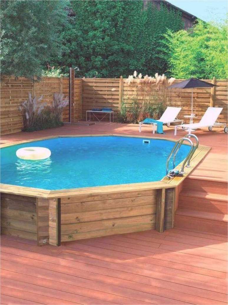 19. Piscina elevada de pallet – Foto Pinterest