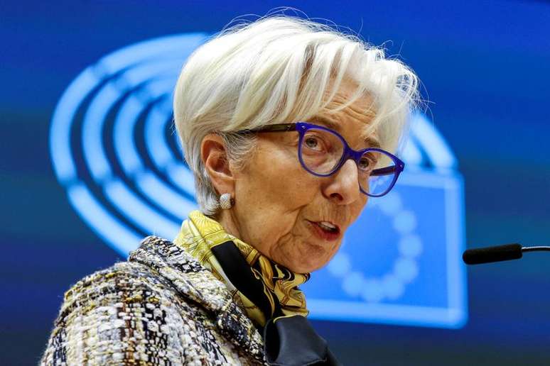 Presidente do BCE, Christine Lagarde. Olivier Matthys/Pool via REUTERS/File Photo