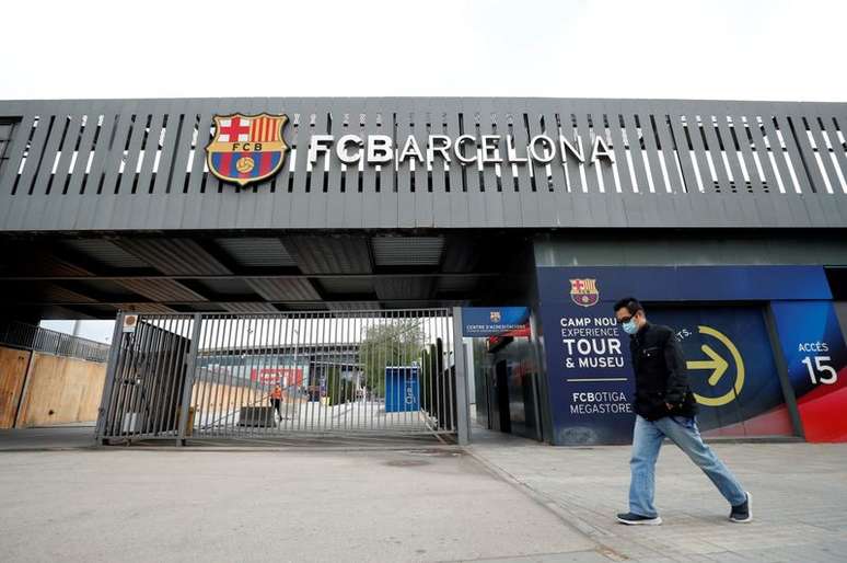 Estádio do Barcelona
 19/4/2021  REUTERS/Albert Gea