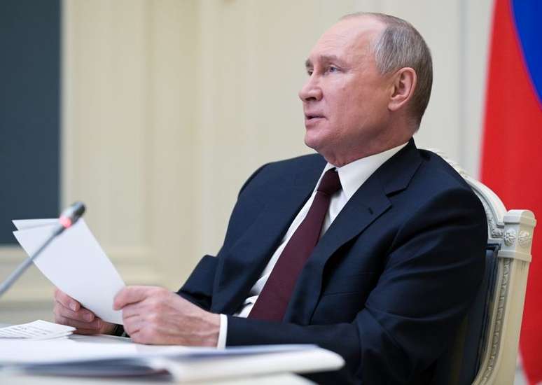 Presidente da Rússia, Vladimir Putin 
 22/4/2021   Divulgação 