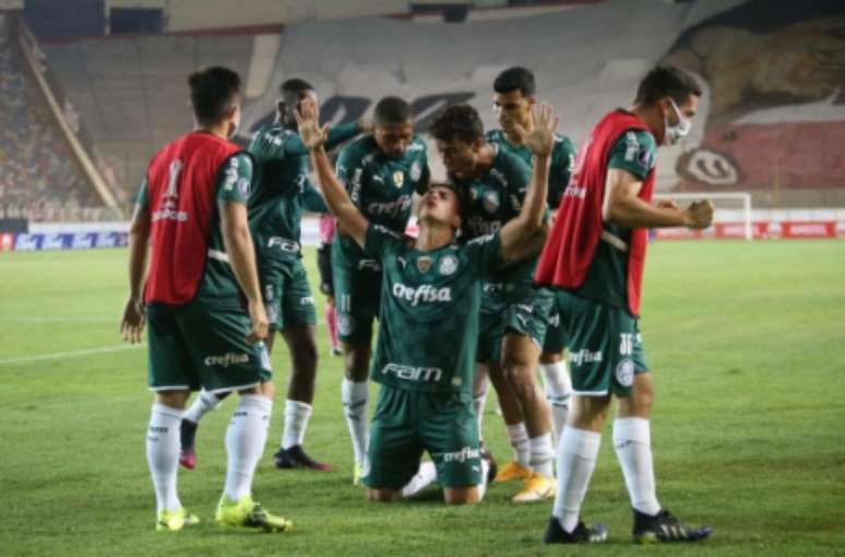 Renan comemora gol pela Libertadores (Foto: Staff Images/Conmebol)