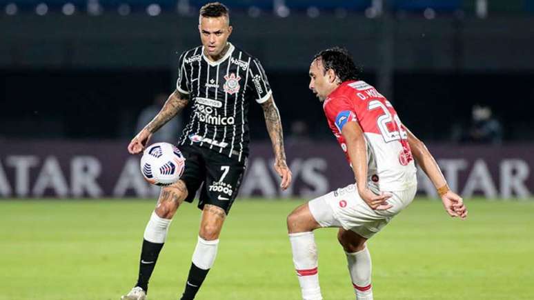 Luan foi titular do Corinthians no Paraguai e não conseguiu a vitória (Foto: Rodrigo Coca/Agência Corinthians)