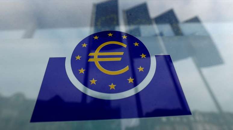 Logo do BCE em Frankfurt, Alemanha. REUTERS/Ralph Orlowski