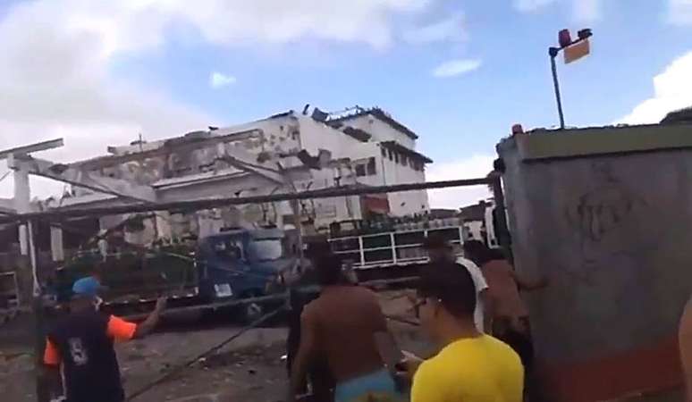 Explosão deixou feridos e moradores assustados