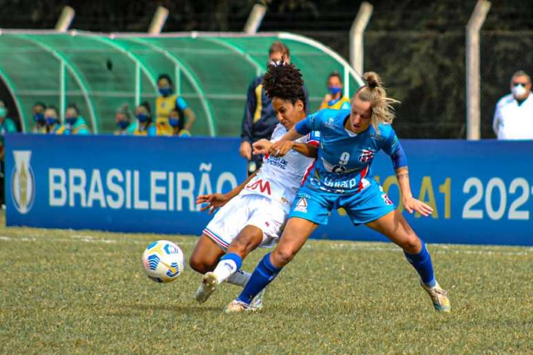 Bahia e Napoli jogaram nesse domingo pelo Brasileirão Feminino (Foto: Divulgação/Bahia)