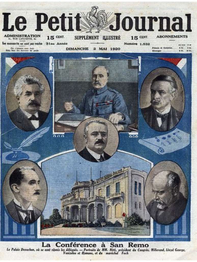 A conferência de San Remo teve muito destaque na época, mas hoje foi ofuscada pelo Acordo Sykes-Picot