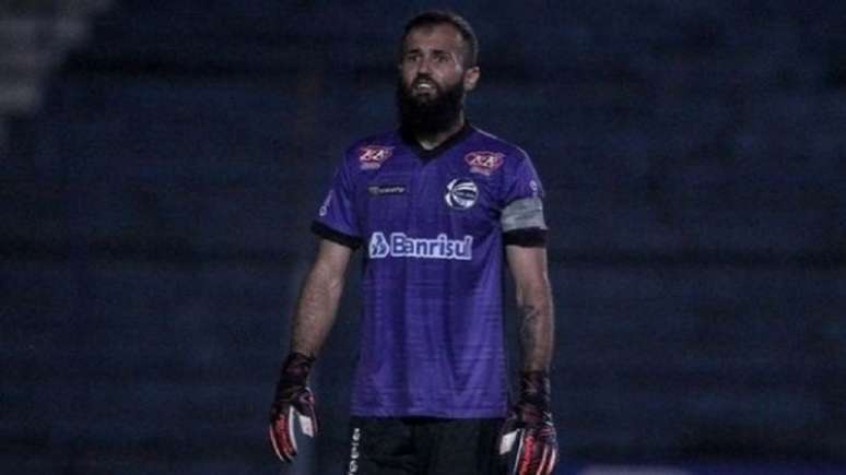 Goleiro Fábio São José x Criciúma Série C 2020 (Instagram/EC São