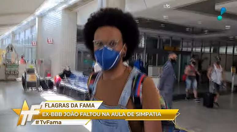 João Luiz desprezou a presença do repórter do 'TV Fama'