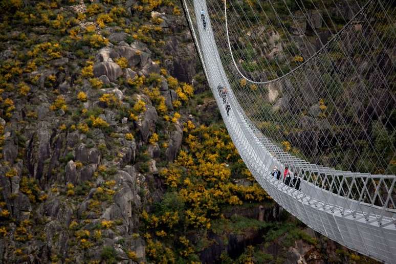 Ponte suspensa em Arouca, Portugal
 29/4/2021   REUTERS/Violeta Santos Moura 