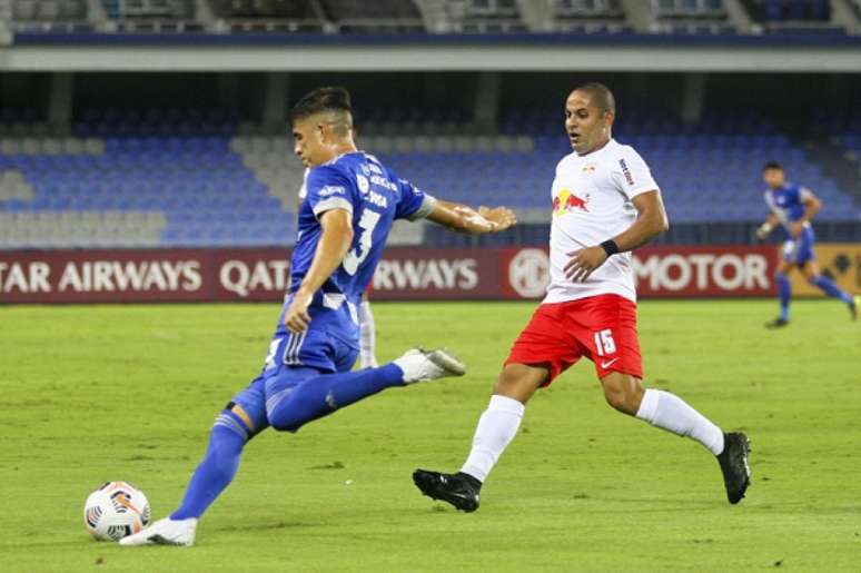 O Red Bull Bragantino perdeu para o Emelec por 3 a 0 nesta quarta (Foto: Divulgação/Conmebol Sul-Americana)