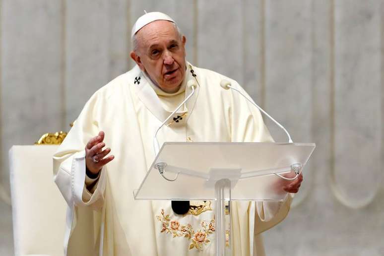 Papa Francisco durante missa no Vaticano
12/12/2020
REUTERS/Remo Casilli